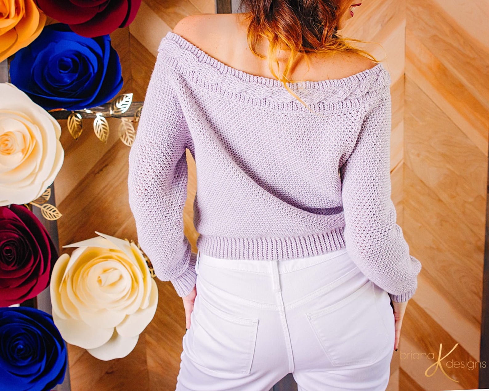 Valencia Infinity Cable Crochet Sweater Instant Download PDF Pattern ...