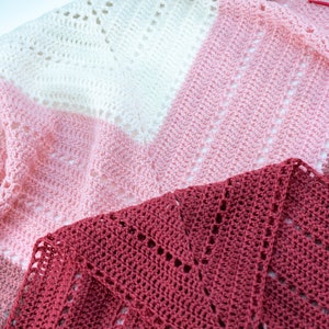 Pretty in Pink Triangle Crochet Pattern image 6