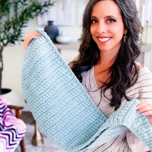 CROCHET PATTERN + VIDEO Wheat Stitch™ Hooded Scarf Crochet Pattern Hood Scarf Pdf Winter Accessory Wrap + Video Tutorial image 18