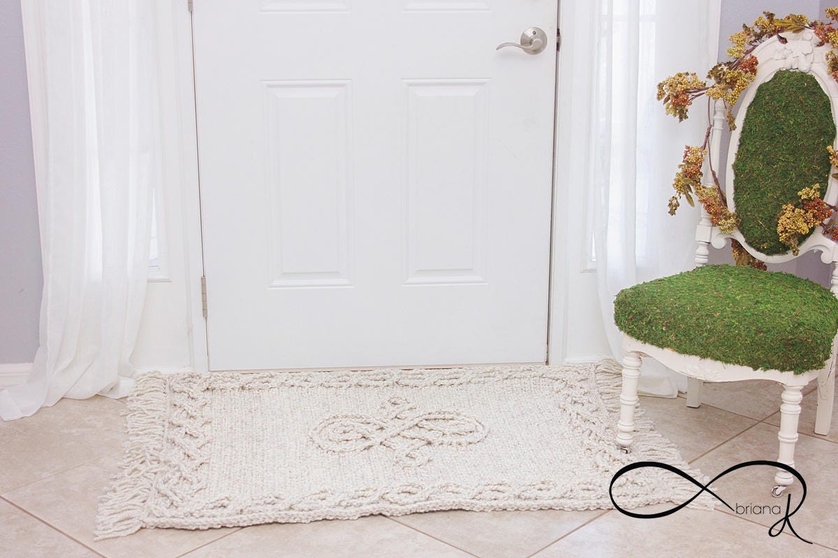 Infinity Rug With Infinity Crochet an Exciting New and | Etsy