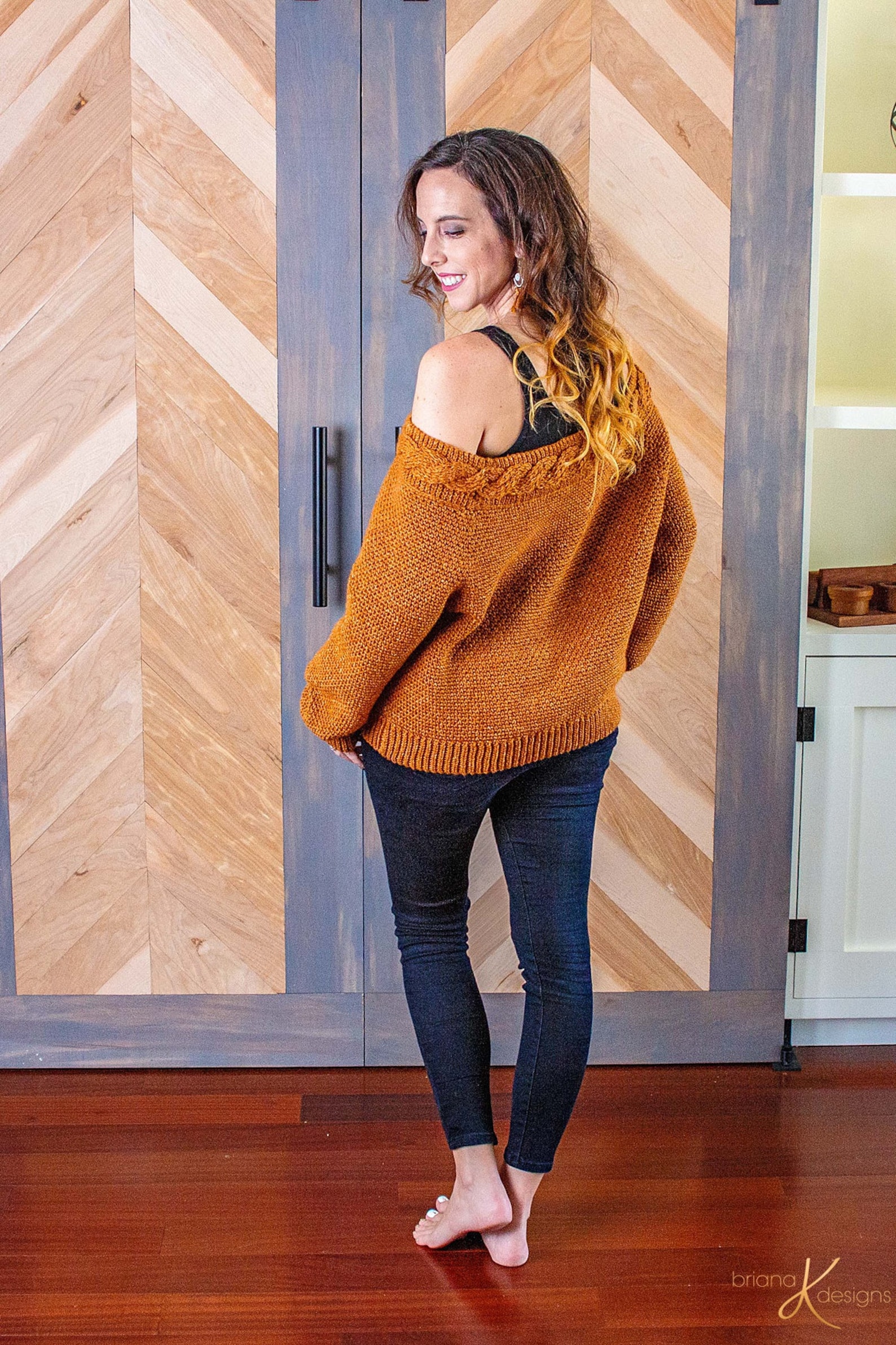 Valencia Infinity Cable Crochet Sweater Instant Download PDF Pattern ...