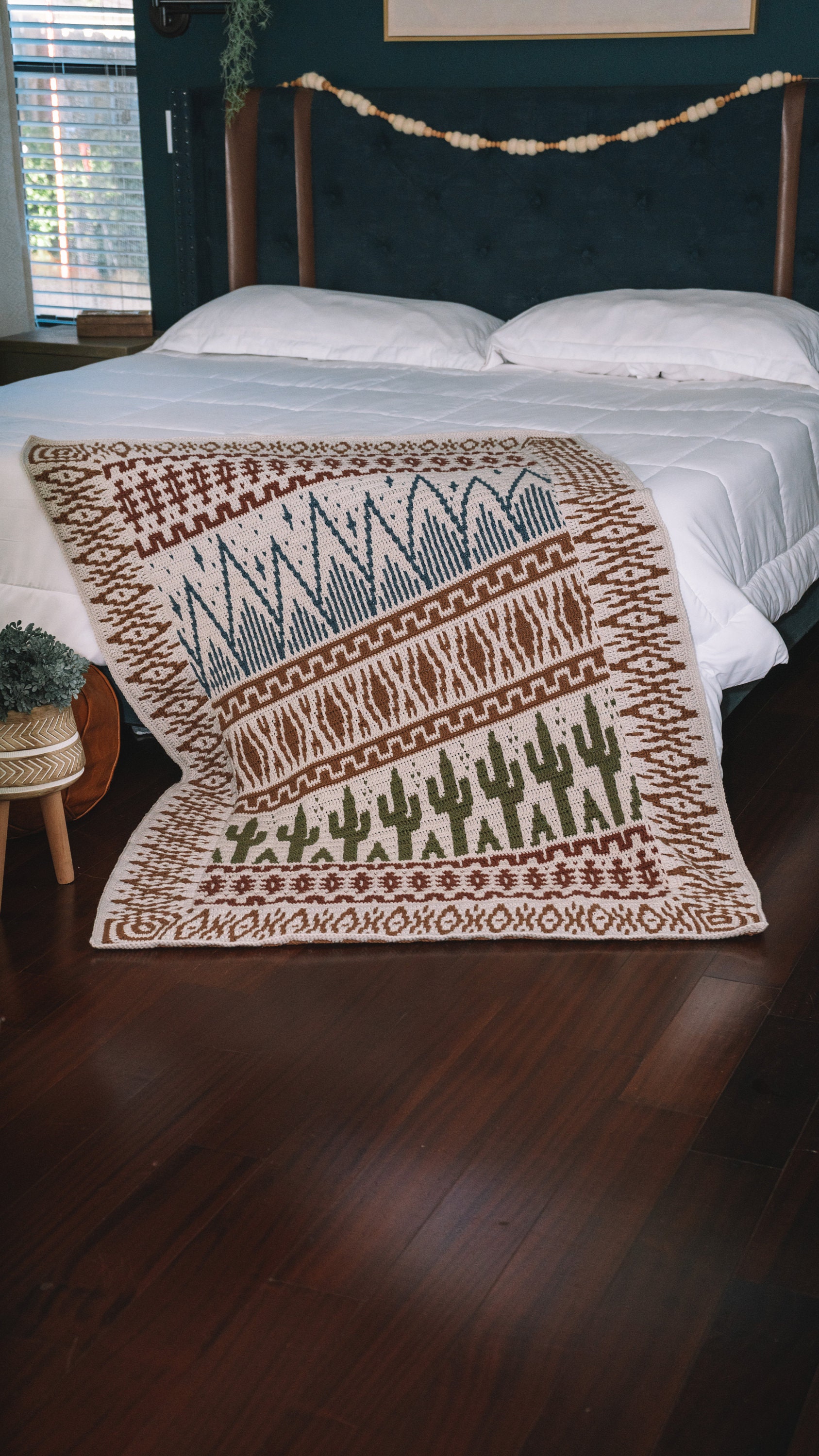 39 Free and Paid Crochet Cactus Patterns You’ll Want To Try 26 Crochet Pattern Desert Cactus Mosaic Crochet Blanket