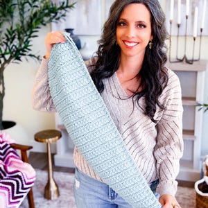 CROCHET PATTERN + VIDEO Wheat Stitch™ Hooded Scarf Crochet Pattern Hood Scarf Pdf Winter Accessory Wrap + Video Tutorial image 7