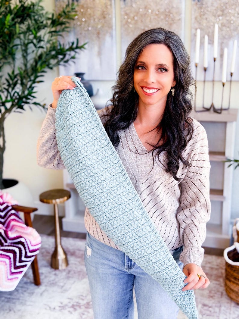 CROCHET PATTERN + VIDEO Wheat Stitch™ Hooded Scarf Crochet Pattern Hood Scarf Pdf Winter Accessory Wrap + Video Tutorial image 7