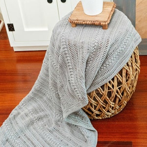CROCHET PATTERN Garden Crochet Blanket or Rug Pattern- Crochet Pattern- Crochet Home Decor