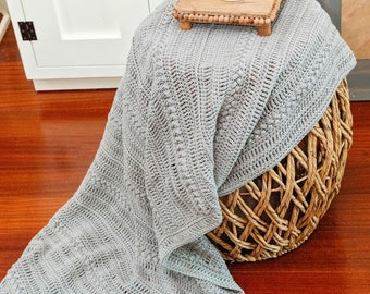 CROCHET PATTERN Garden Crochet Blanket or Rug Pattern- Crochet Pattern- Crochet Home Decor