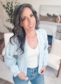 CROCHET PATTERN + VIDEO Easy Crochet Cardigan with only 2 Seams! The Hummingbird Cardi has guided diagrams and is crocheted flat!