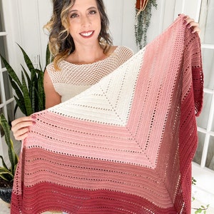 Pretty in Pink Triangle Crochet Pattern image 4