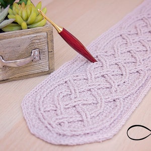 Infinity Scarf with Infinity Crochet An exciting, new, and innovative easy way to create stunning crochet cables Crochet Pattern image 6