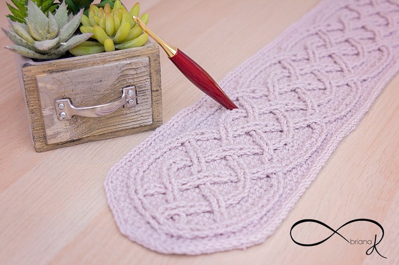 Infinity Scarf with Infinity Crochet An exciting, new, and innovative easy way to create stunning crochet cables Crochet Pattern image 6