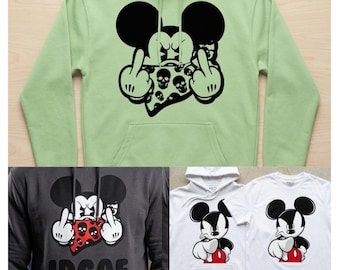 Mouse Quote PNG SVG Bundle, IDGAF,  Funny Sarcastic Shirt Design (Digital Download)