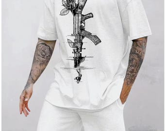 Premium Shirt AK47 Png,AK-47 Silhouette, Ak-47 SVG, Ak47, AK-47 Png, Gun Svg, Firearm Svg, Cut File For cricut, Digital Download, Vector,