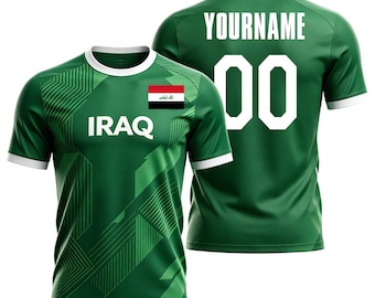 Personalized Iraq 2026 Cup Fan T-Shirt Soccer Jersey – Kids, Youth & Adults