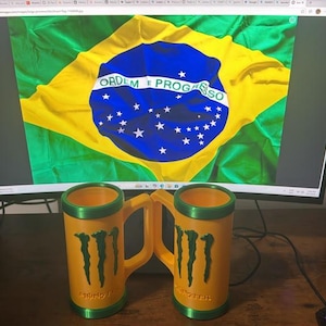 Energy Drink Zubehör Kit | Dosenhalter, Schlüsselanhänger & Dosenöffner | 3D gedrucktes Geschenk Set Bild 6