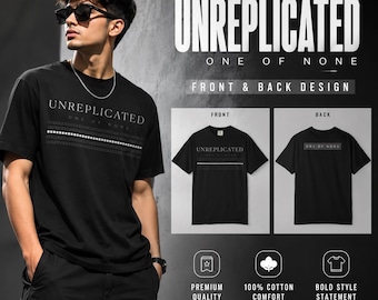 Unreplicated One of None-T-shirt | T-shirt met grafische tekst