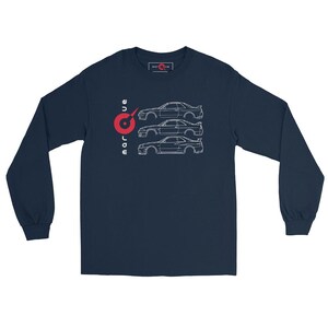 R32 R33 R34 GT-R Evolution Long Sleeve | JDM Skyline Inspired Tee | Japanese Sports Car Apparel | Gift for Car Enthusiast