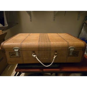 Vintage 1940s Trunk Suitcase - Etsy