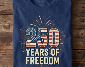 250th Anniversary PNG Clipart USA 1776-2026 Patriotic Digital Download, Independence Day Graphic for Shirts