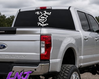 Its Just Paper Vinyl Decal