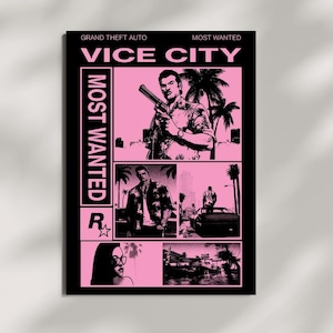 Gta Vice City Posters - Etsy