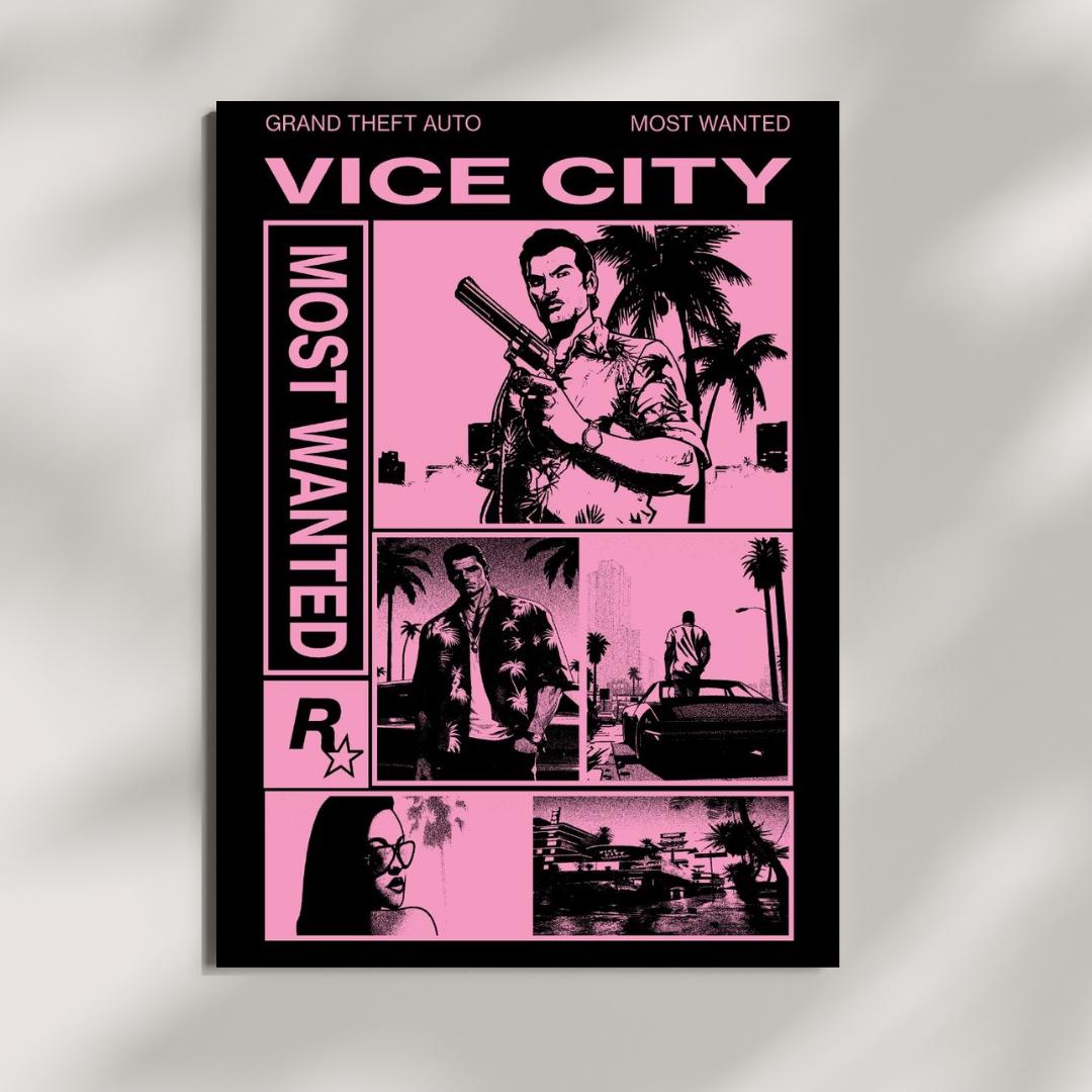 Gta vice city poster - Etsy 日本