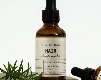 ReHairth Hair Growth Serum – Rosemary, Burdock Oil Follicle Activator (2 oz)