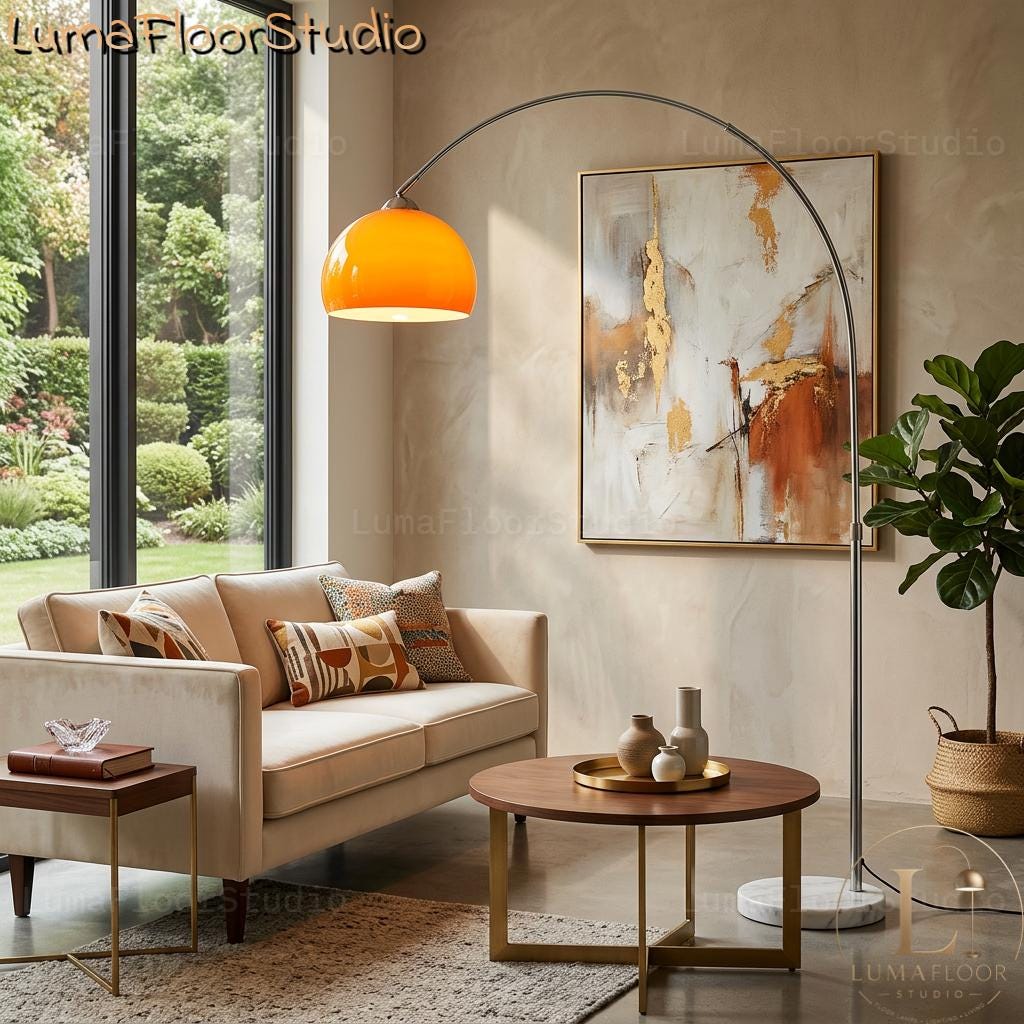 Arc floor lamp - Etsy 日本
