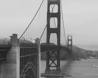 Golden Gate Bridge Foggy San Francisco