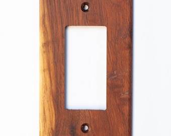 Black Walnut Outlet Covers and Light Switch Covers