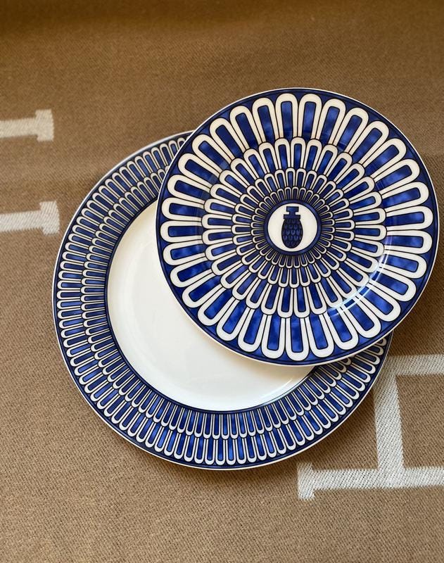 Vintage Hermes Plates - Etsy