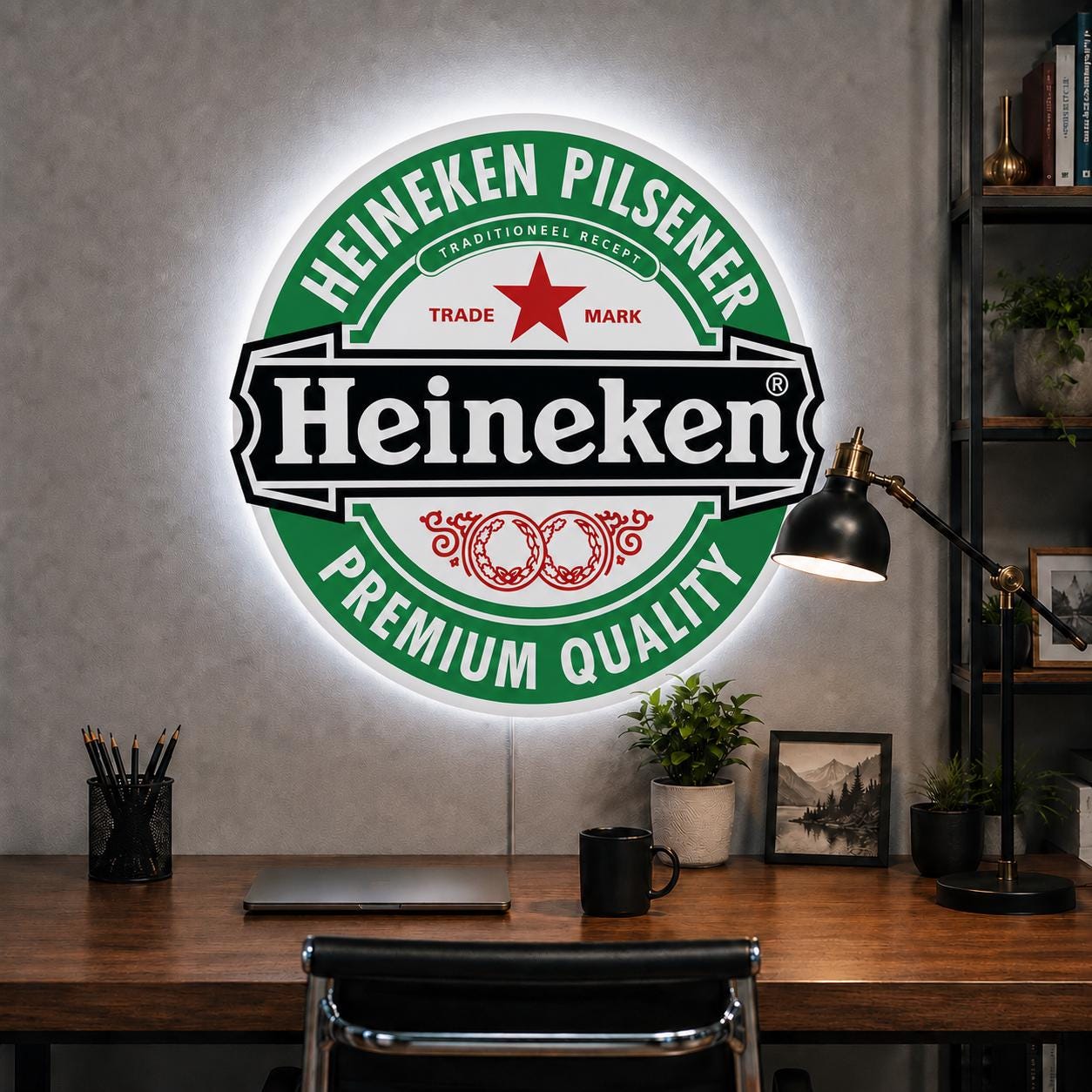 Heineken neon sign - Etsy 日本