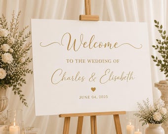 Cartello in vinile personalizzato per matrimonio | Adesivo di benvenuto personalizzato | Adesivo per l'ingresso del matrimonio | Decorazione per battesimo ed eventi