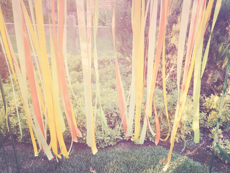 Vintage Ribbons photograph wedding altar 8x10 photograph California fine art print wedding gift image 1