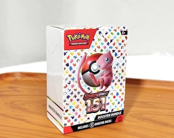 Pokemon Scarlet & Violet 151 Booster Bundle 6 English Packs New And Factory Sealed Box US/UK/AUS Seller
