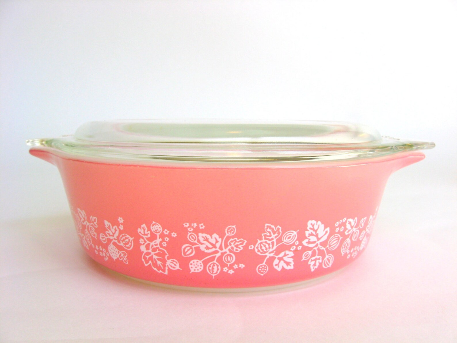 Vintage Pink Gooseberry Pyrex 6Pc Casserole Set Etsy