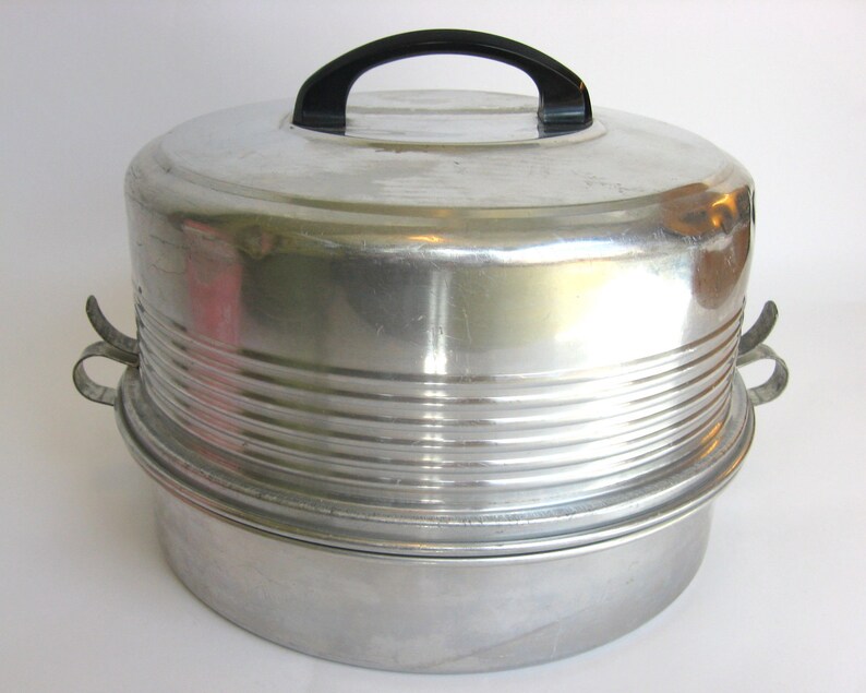 Vintage Regal Cake & Pie Carrier Saver Silver Aluminum Mid Etsy