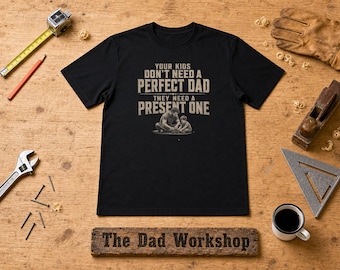 The Present Dad Tee | Garment-Dyed Heavyweight Cotton