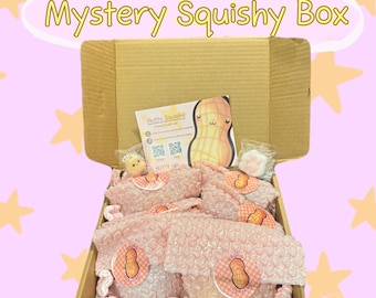 Mystery Squishy Blind Box (1-3, 3-5, or 6 Squishies) Sensory Stim Toy Stress Ball