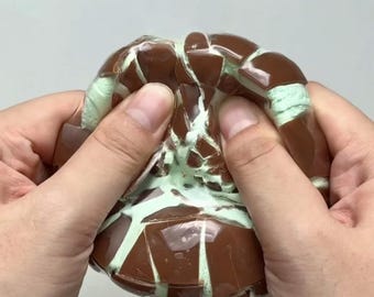 Mint Chocolate Wax Cracking Squishy Stress Ball