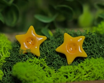 Brincos Button Star