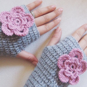 Fingerless Gloves, Accessories, Crochet Mittens,  Handmade Gifts, For Her Gift idea, Arm warmers, Winter Glove