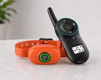 Collier de dressage imperméable pour chien | Contrôle à distance des aboiements 400 m, vibrations, modes de choc