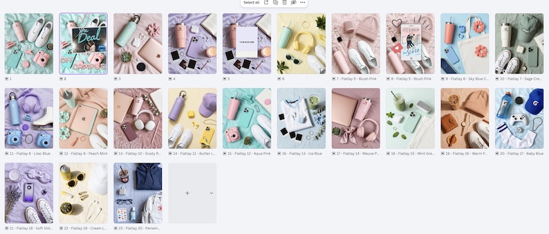 20+ Off Campus Flatlay Templates Canva Editable for Bookstagram & BookTok image 13