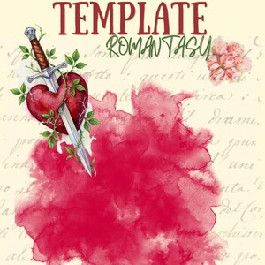 Romantasy Canva-mallar 20+ redigerbara designer booktok innehållsskaparkit #2 bild 2
