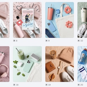 20+ Off Campus Flatlay Templates Canva Editable for Bookstagram & BookTok image 12