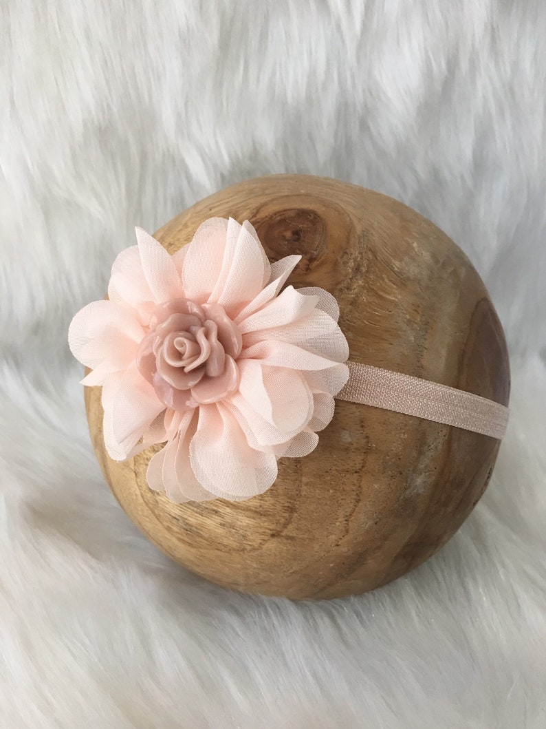 Pink Baby Girl Headband|Pink Rose Headband|Photography Props|Ready to Ship|Vintage Headband|Country Headband|Rose Headband|Birthday