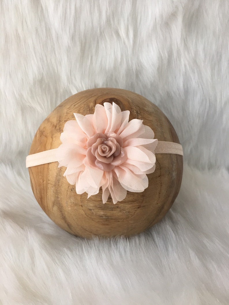 Pink Baby Girl Headband|Pink Rose Headband|Photography Props|Ready to Ship|Vintage Headband|Country Headband|Rose Headband|Birthday