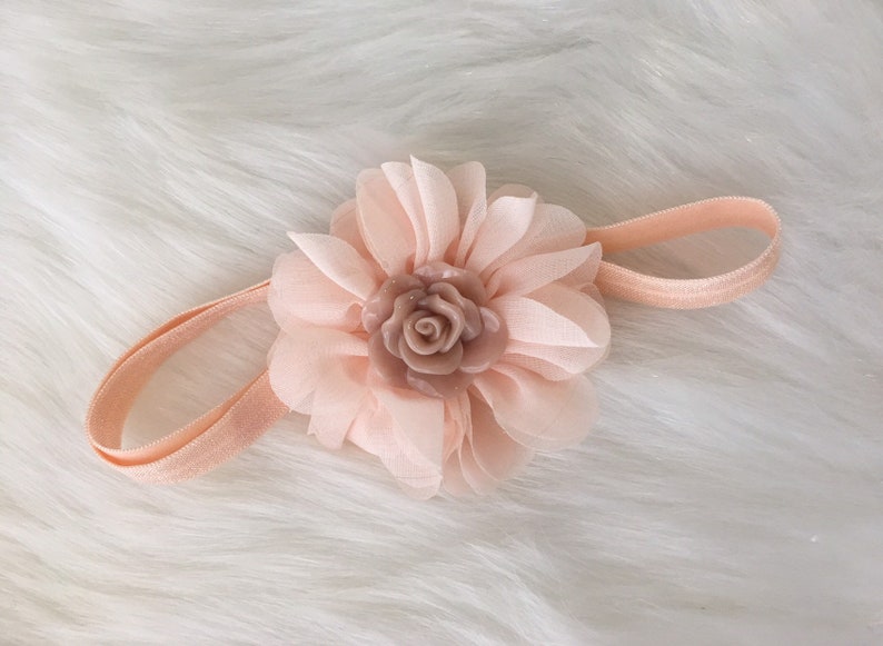 Pink Baby Girl Headband|Pink Rose Headband|Photography Props|Ready to Ship|Vintage Headband|Country Headband|Rose Headband|Birthday