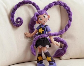 Lily Lovebraids Plush Toy – Poppy Playtime Inspired Doll, Horror Game Fan Art Collectible