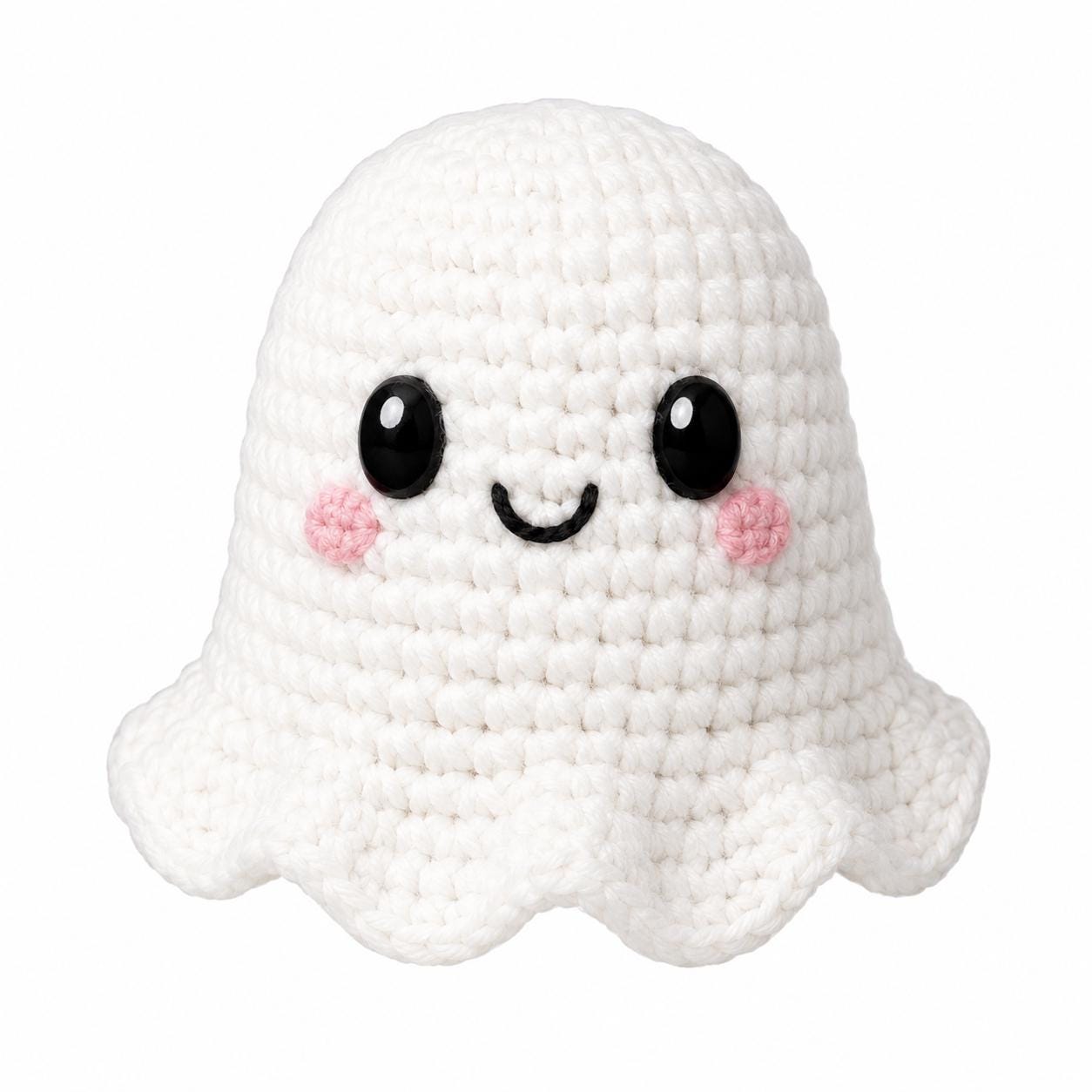 30 Ghost Crochet Patterns for Halloween: Spooky-Cute Amigurumi, Keychains, Bags, and Decor 32 Ghost Crochet Pattern PDF | Beginner Amigurumi Plush Tutorial (PDF)